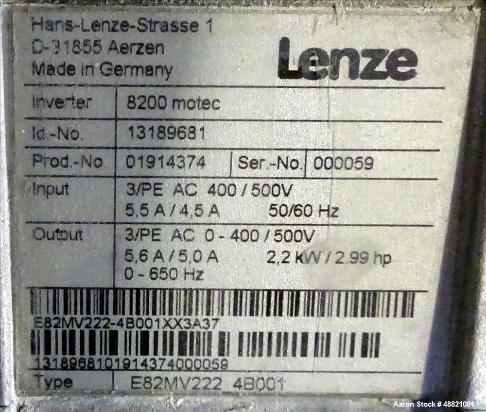 Used Berstoff Twin Screw Extruder, Type ZE 40Ax44D-UTX.