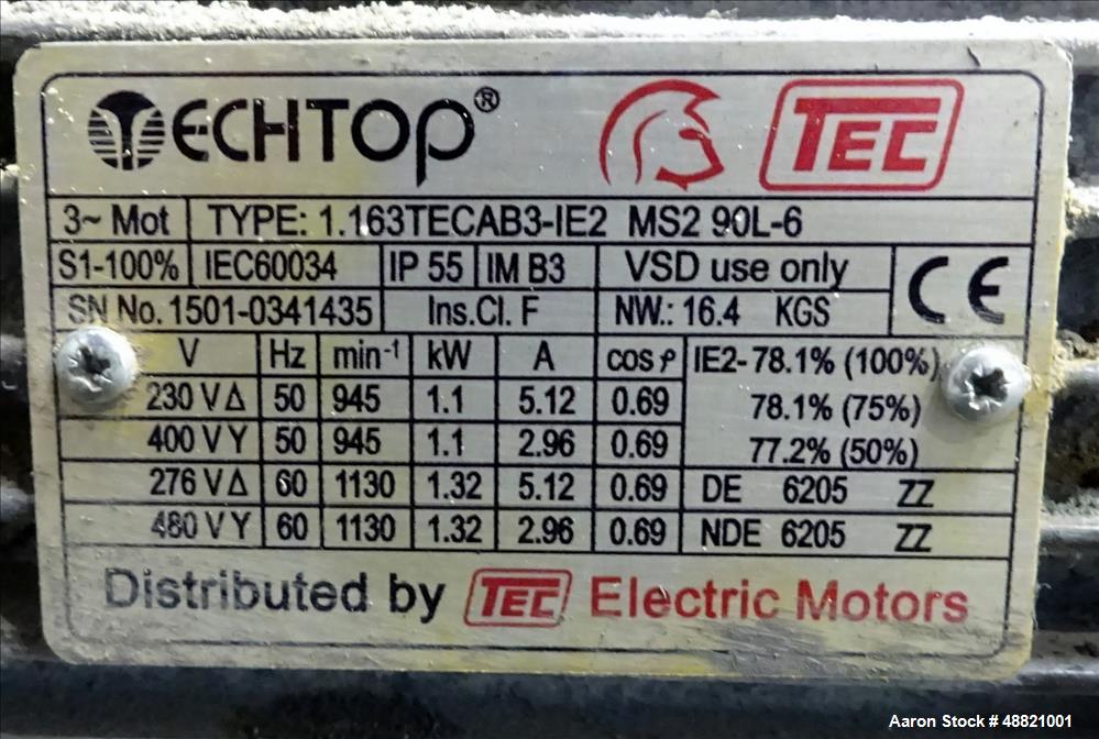 Used Berstoff Twin Screw Extruder, Type ZE 40Ax44D-UTX.