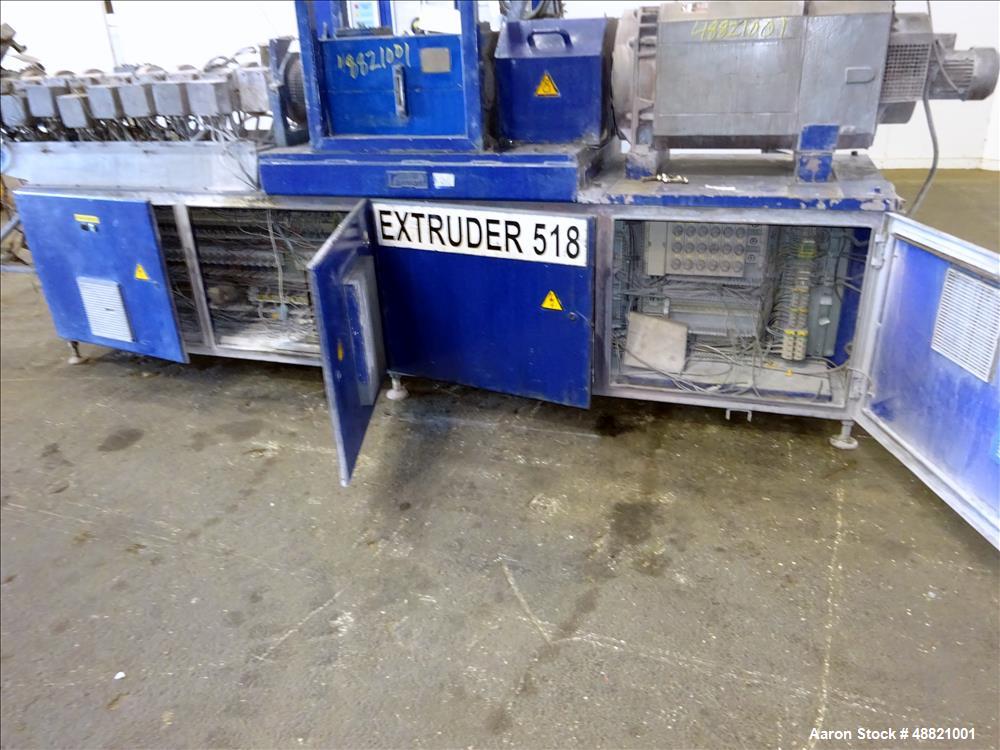 Used- Berstoff Twin Screw Extruder, Type ZE 40Ax44D-UTX.