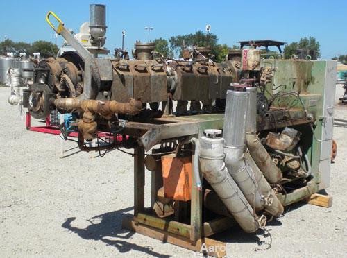 Used Berstorff 40mm twin screw extruder, model ZE40/40A