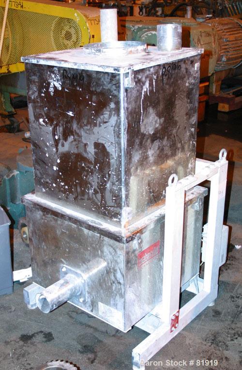 Used Berstorff Twin Screw Extrusion System consisting of: (1) Berstorff 60 mm twin screw extruder, model ZE60A35, approximate 30:1 L/D ratio, side by side co-rotating screws, (7) barrel zones, electr...