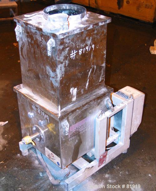 Used Berstorff Twin Screw Extrusion System consisting of: (1) Berstorff 60 mm twin screw extruder, model ZE60A35, approximate 30:1 L/D ratio, side by side co-rotating screws, (7) barrel zones, electr...