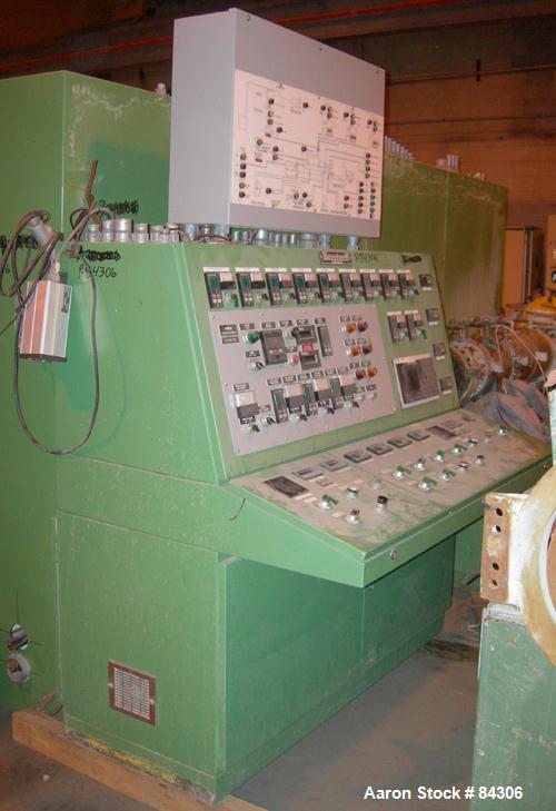 Used Berstorff twin screw extruder, model ZE60