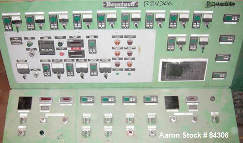 Used Berstorff twin screw extruder, model ZE60