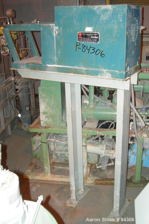 Used Berstorff twin screw extruder, model ZE60