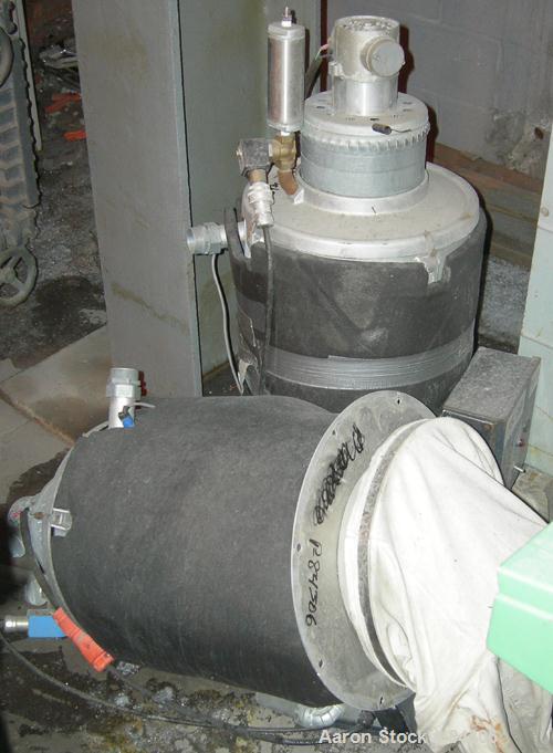 Used Berstorff twin screw extruder, model ZE60