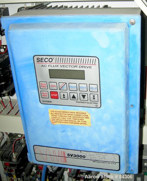 Used Berstorff twin screw extruder, model ZE60