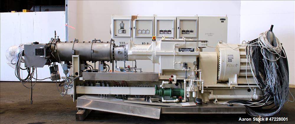 Used Bersorff Co Rotating Twin Scerw, Model ZE75A. Serial number 0190/87. Inclu