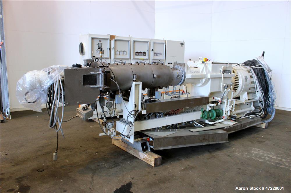 Used Bersorff Co Rotating Twin Scerw, Model ZE75A. Serial number 0190/87. Inclu