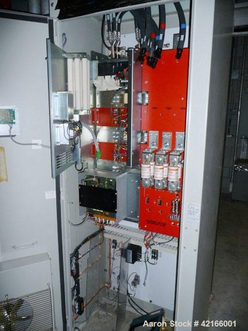 Used Berstorff Model ZE90AX31DUT Ultra Torque Co-Rotating Twin Screw Extruder having two 97mm diameter intermeshing screws with a 31:1 L/D ratio. Electrically heated, water cooled barrel consists of ...