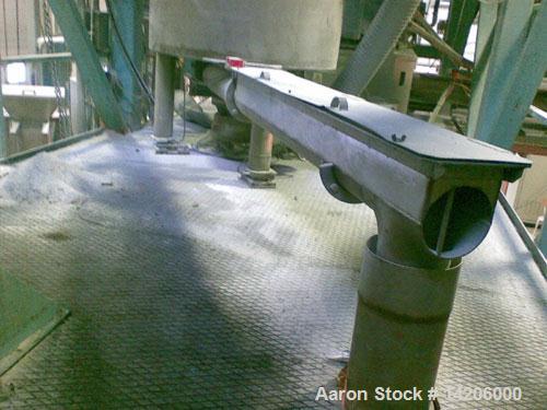 Used Compex PVC Compounding Line, type MPC 85/2, for up to 454 lbs (1000 kg) per hour PVC, 85 mm (3 1/3") diameter twin screws. Complete with gearbox and motor. Includes (1) hot die face cutting, (1)...