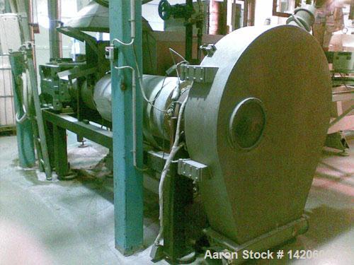 Used-Compex PVC Compounding Line, type MPC 85/2, for up to 454 lbs (1000 kg) per hour PVC, 85 mm (3 1/3") diameter twin scre...