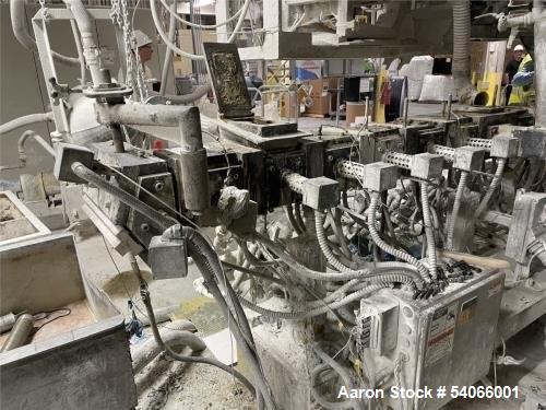 Used Coperion 58mm Mega Compounder Extrusion System | 500 HP | 5,000 LB/HR | Gala Underwater Pelletizer