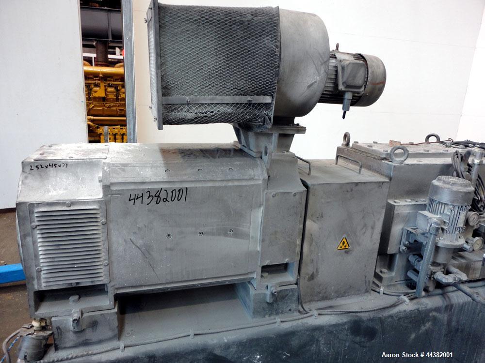 Used Coperion Werner & Pfleiderer STS 75 Underwater Pelletizing Line consisting of: (1) Coperion Werner & Pfleiderer STS advanced twin screw compounder. 71mm Co-Rotating intermeshing side by side scr...