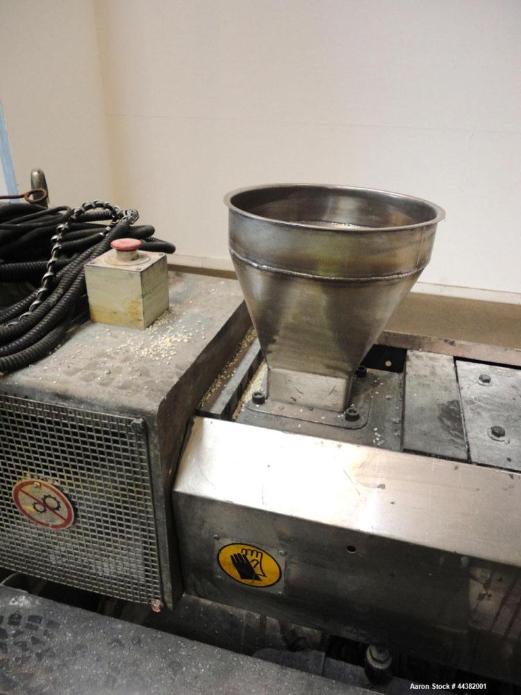 Used Coperion Werner & Pfleiderer STS 75 Underwater Pelletizing Line consisting of: (1) Coperion Werner & Pfleiderer STS advanced twin screw compounder. 71mm Co-Rotating intermeshing side by side scr...