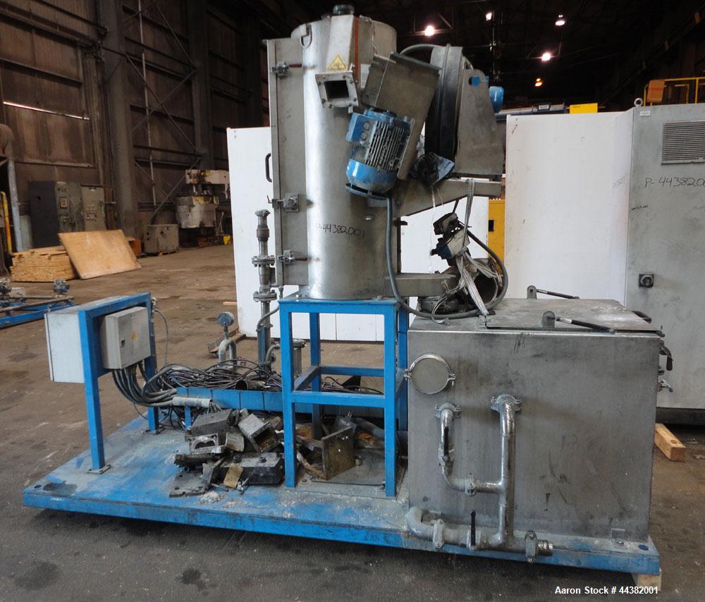 Used Coperion Werner & Pfleiderer STS 75 Underwater Pelletizing Line consisting of: (1) Coperion Werner & Pfleiderer STS advanced twin screw compounder. 71mm Co-Rotating intermeshing side by side scr...