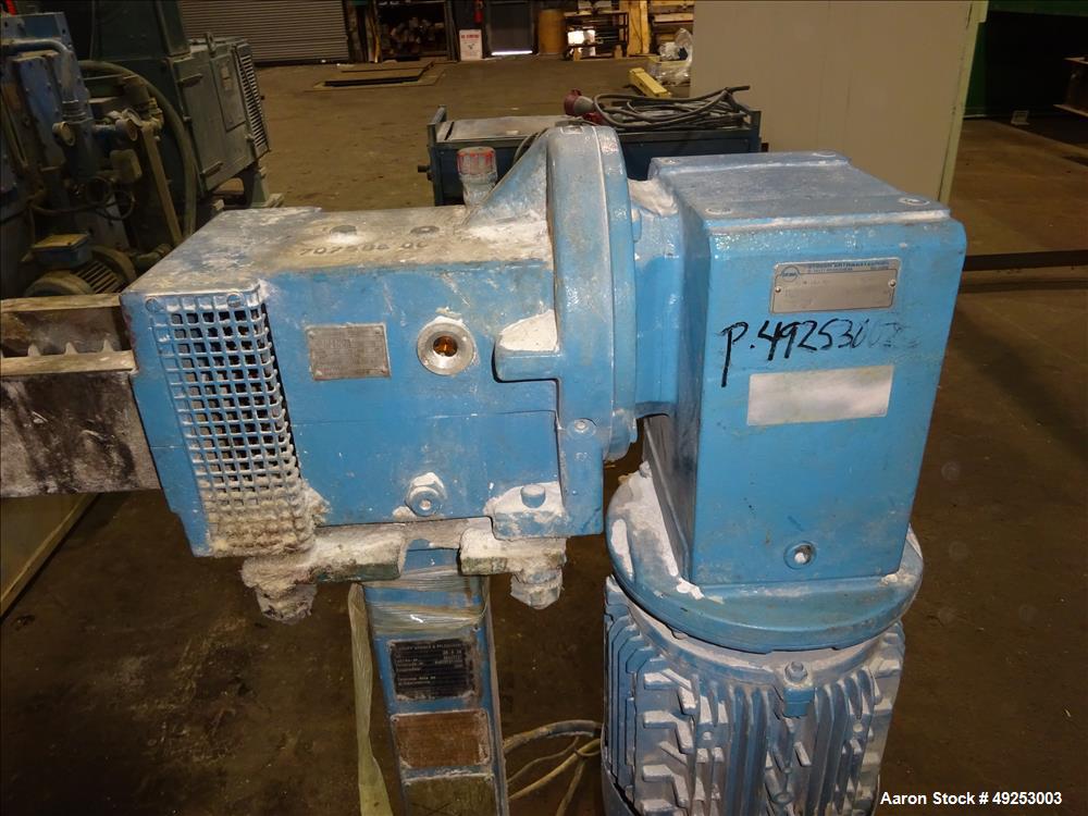 Used- Coperion Werner & Pfleiderer Twin Screw Side Feeder, Model ZS-B 58.