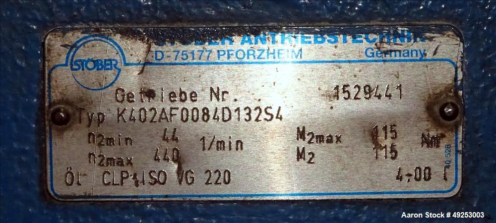 Used Coperion Werner & Pfleiderer Twin Screw Side Feeder, Model ZS-B 58.