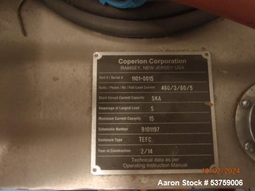 Used Coperion ZSK-26 Twin Screw Extruder – 40 HP, 1200 RPM, With Top Feeder & Spare Screws