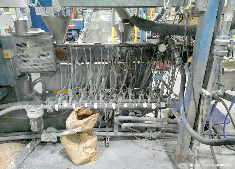 Used Coperion Werner & Pfleiderer ZSK 40 Twin Screw Extruder