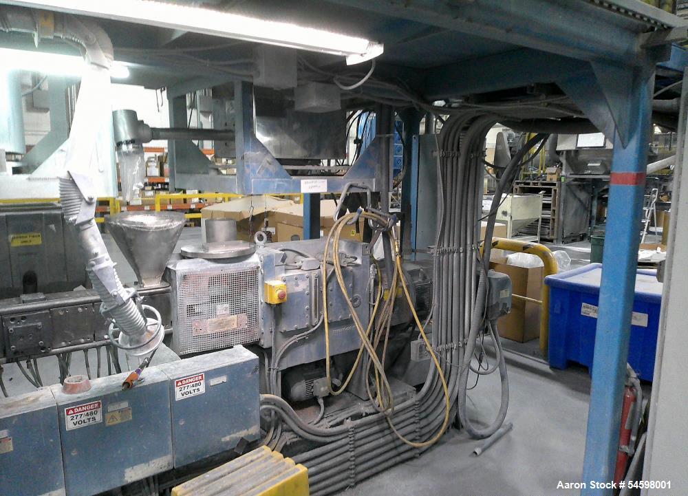 Used Coperion Werner & Pfleiderer ZSK 40 Twin Screw Extruder