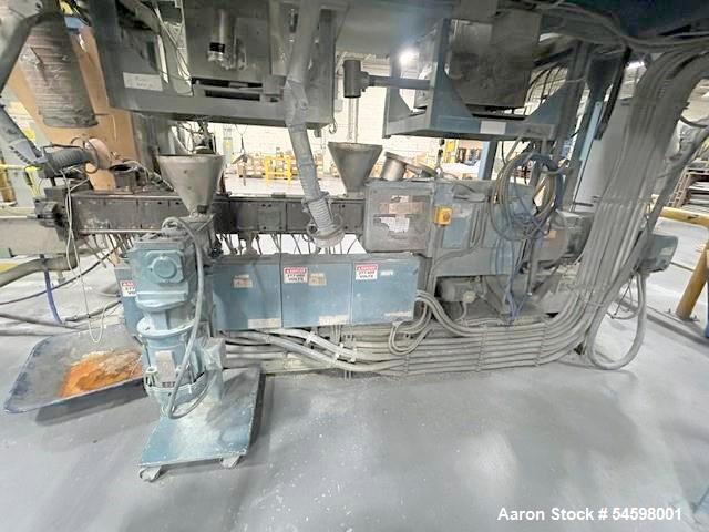 Used Coperion Werner & Pfleiderer ZSK 40 Twin Screw Extruder