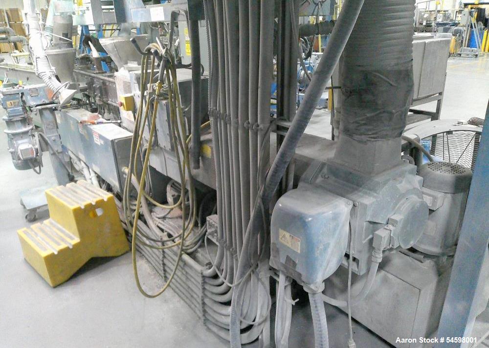 Used Coperion Werner & Pfleiderer ZSK 40 Twin Screw Extruder