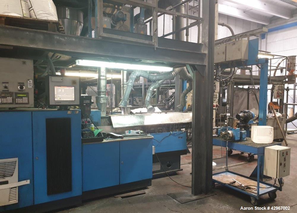 Used Coperion Werner & Pfleiderer ZSK 50 NCCII  Twin Screw Extrusion Line
