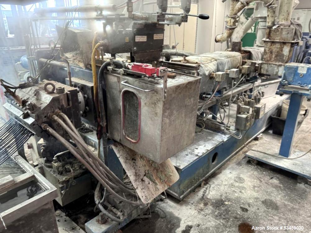 Used Coperion ZSK 70 SC Twin Screw Extrusion Line – 800-1,000 kg/hr Polymer Compounding System with Pelletizing Package