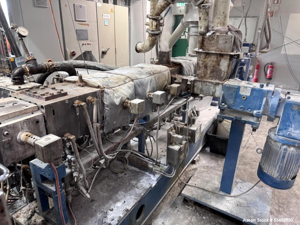 Used Coperion ZSK 70 SC Twin Screw Extrusion Line – 800-1,000 kg/hr Polymer Compounding System with Pelletizing Package
