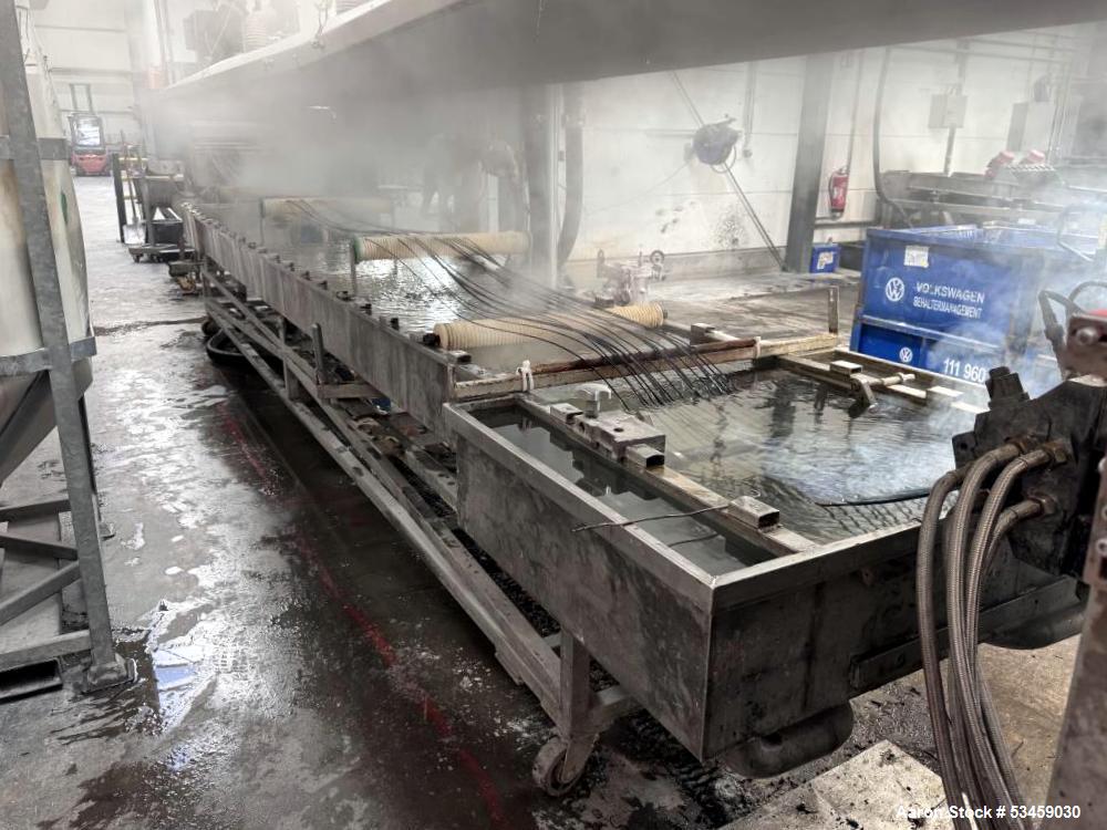 Used Coperion ZSK 70 SC Twin Screw Extrusion Line – 800-1,000 kg/hr Polymer Compounding System with Pelletizing Package