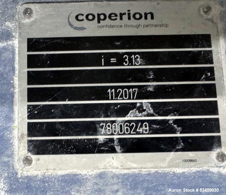 Used Coperion ZSK 70 SC Twin Screw Extrusion Line – 800-1,000 kg/hr Polymer Compounding System with Pelletizing Package