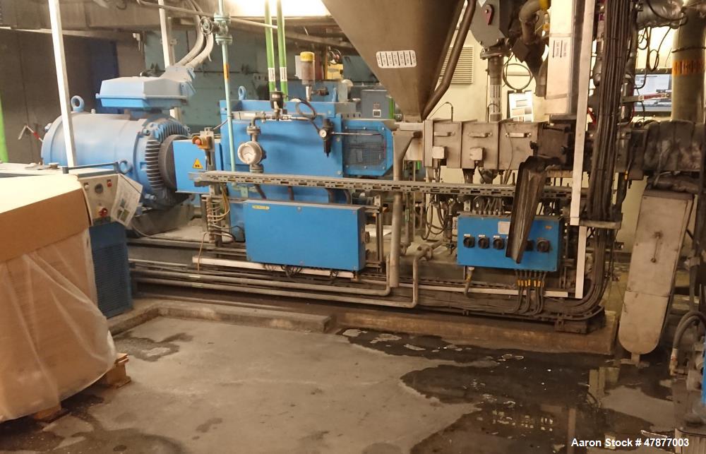Used Coperion Werner & Pfleiderer Twin Screw Extruder, Type ZSK58 Mega Compound
