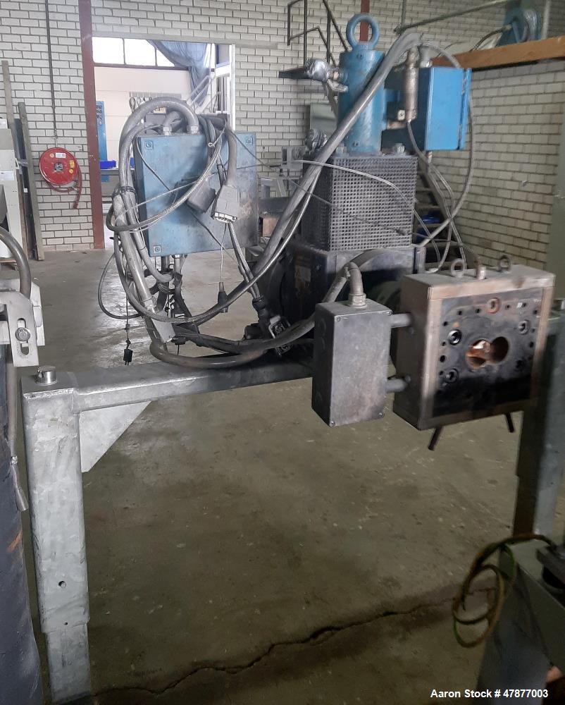 Used- Coperion Werner & Pfleiderer Twin Screw Extruder, Type ZSK58 Mega Compound