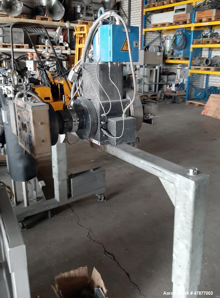 Used Coperion Werner & Pfleiderer Twin Screw Extruder, Type ZSK58 Mega Compound