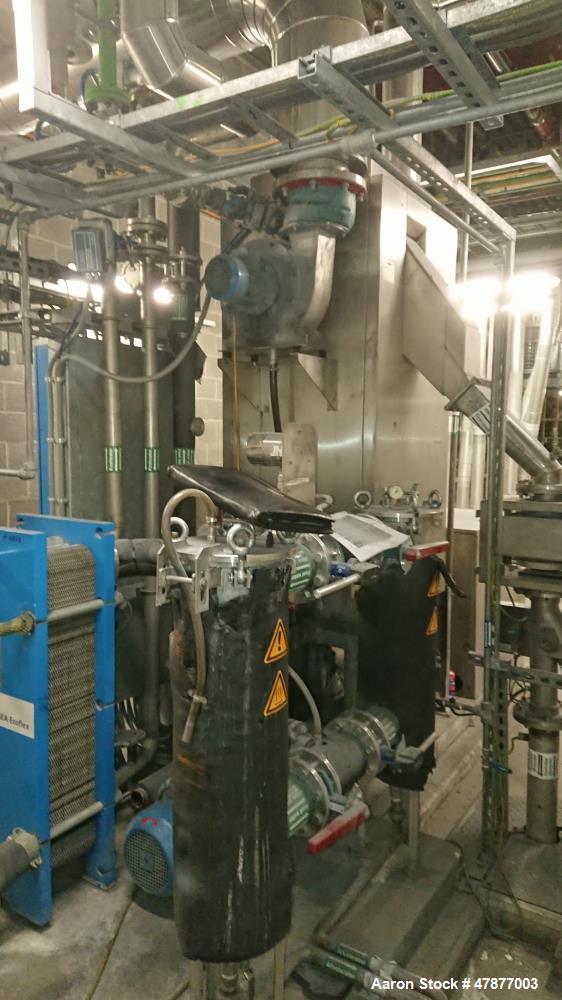 Used Coperion Werner & Pfleiderer Twin Screw Extruder, Type ZSK58 Mega Compound