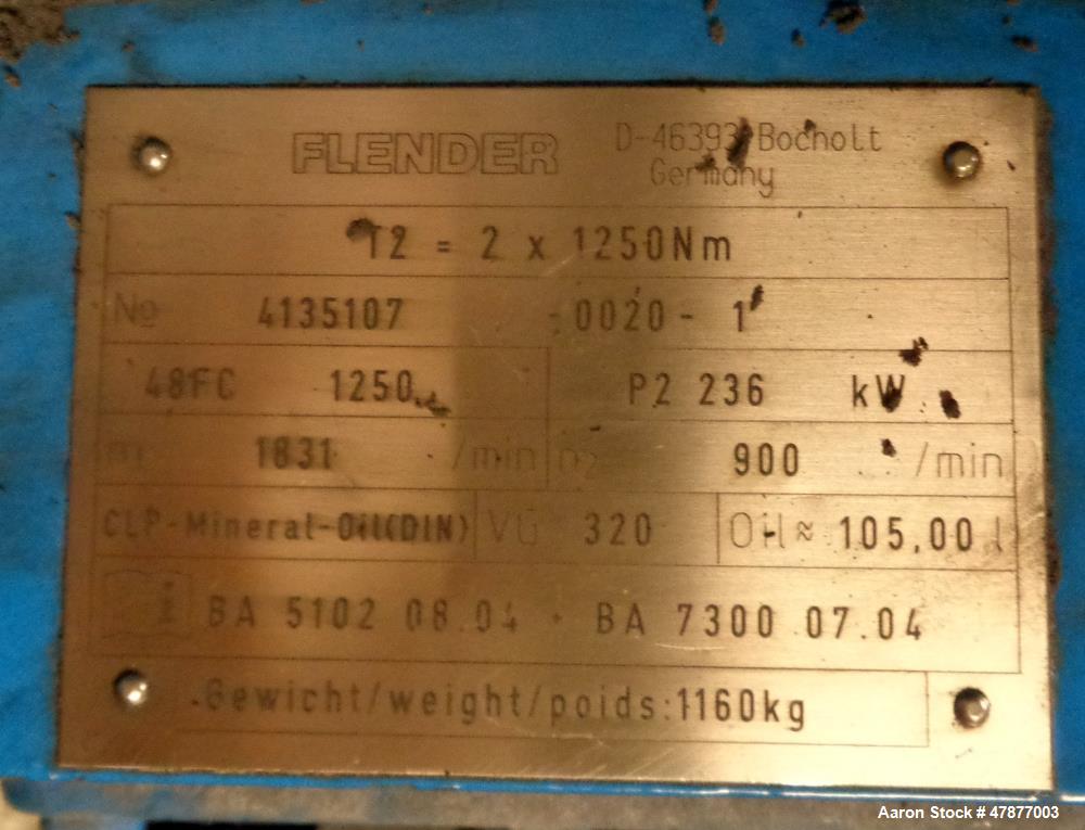 Used Coperion Werner & Pfleiderer Twin Screw Extruder, Type ZSK58 Mega Compound