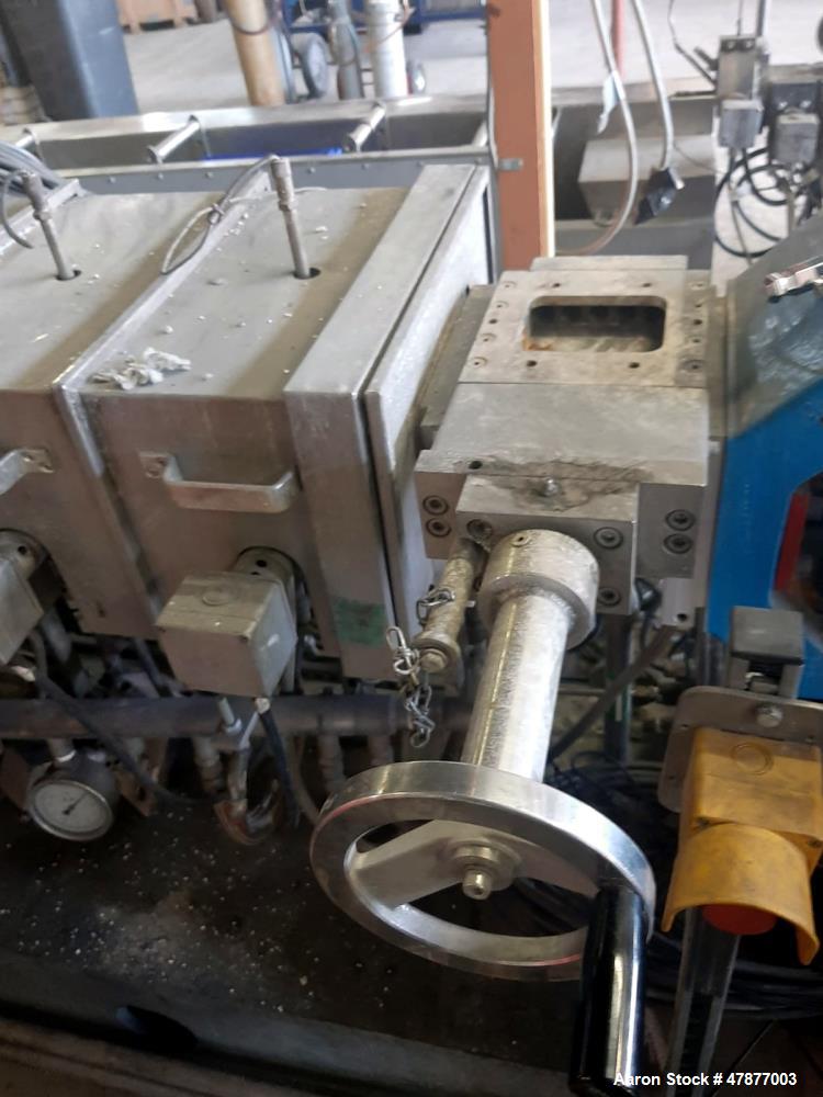 Used Coperion Werner & Pfleiderer Twin Screw Extruder, Type ZSK58 Mega Compound
