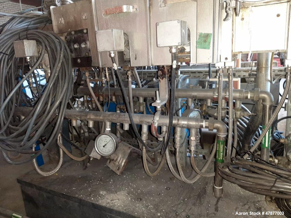Used Coperion Werner & Pfleiderer Twin Screw Extruder, Type ZSK58 Mega Compound