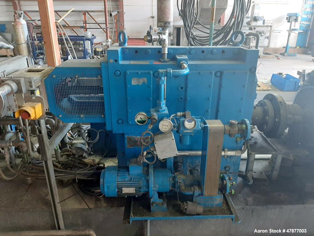 Used Coperion Werner & Pfleiderer Twin Screw Extruder, Type ZSK58 Mega Compound