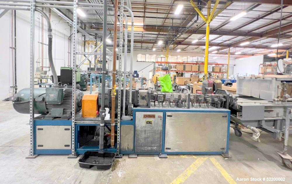 Used Crown 40mm Co-Rotating Twin Screw Extruder