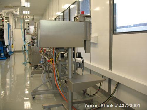Used Dr. Collin ZK-25 Medical Extrusion Line comprised of: (1) Collin ZK-25 twin screw extruder, co-rotating, 0.98" (25mm) diameter, 36 L/D, (6) zones, air/water cooled, screw speed 460 rpm, 12.9 hp/...
