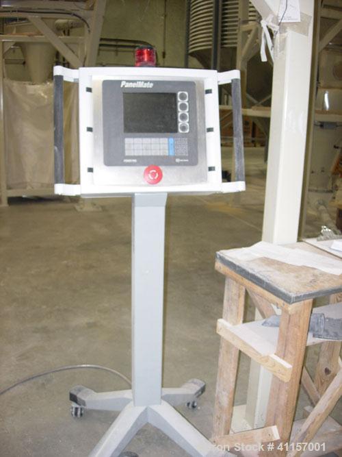 Used ENTEK MODEL EMAX 73MM EXTRUDER HAVING (2) CO-ROTATING INTERMESHING SCREWS. EXTRUDER BARREL CONSISTS OF TWELVE SECTIONS AND IS ELECTRICALLY HEATED AND WATER COOLED (CLOSED LOOP). GEAR BOX IS A HE...