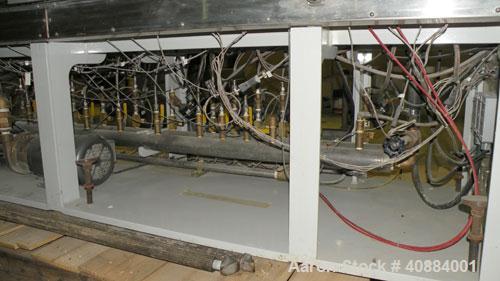 Used Entek 73 mm Co-Rotating Twin Screw Extruder, Model E-MAX 73MM 48L/D, 48 to 1 L/D ratio. (11) Barrel sections electrically heated, water cooled with system including pump, heat exchanger, and hol...