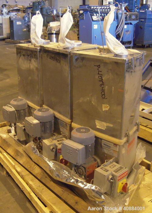 Used Entek 73 mm Co-Rotating Twin Screw Extruder, Model E-MAX 73MM 48L/D, 48 to 1 L/D ratio. (11) Barrel sections electrically heated, water cooled with system including pump, heat exchanger, and hol...