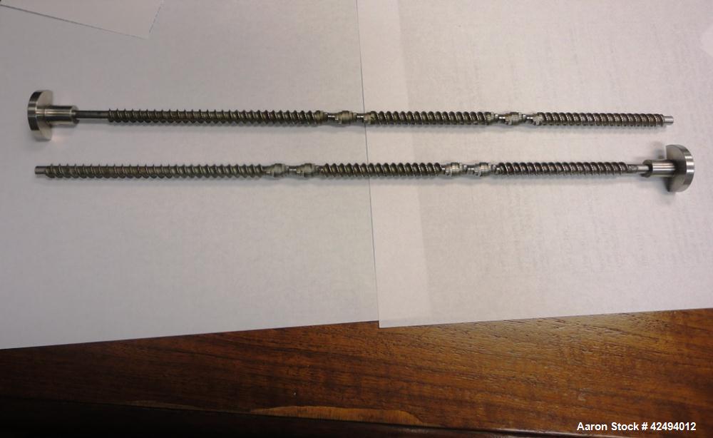 Used Stainless Steel Extruder Technologies Twin Screw Extruder System, Model ET-003/ET-009