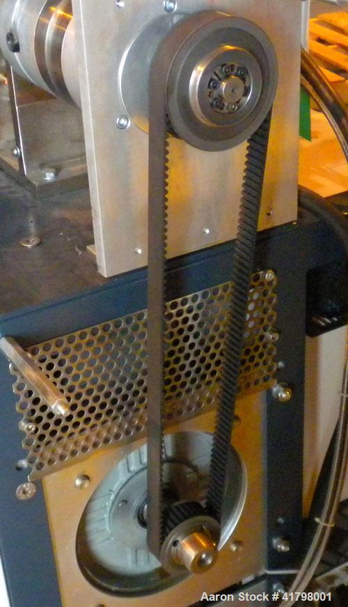 Used Farrel 26 MM Laboratory Twin Screw Extruder, Model FTX20. Co-Rotating inter-meshing side by side screw design, approximately 41’’ long. Nickel-Iron alloy clam shell design barrel, water cooled. ...