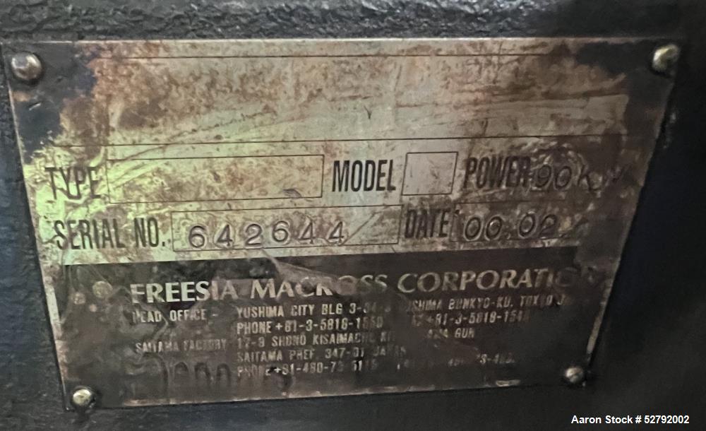 Freesia-Macross NRII 75mm SG Twin Screw Extruder