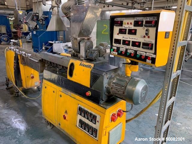 Used LabTech Scientific Twin Screw Extrusion Line