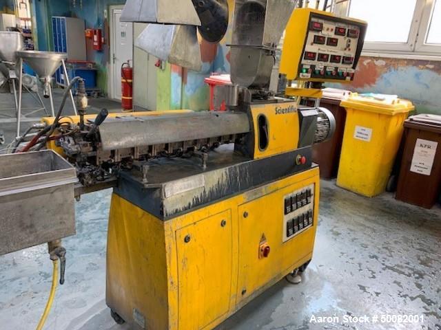 Used LabTech Scientific Twin Screw Extrusion Line